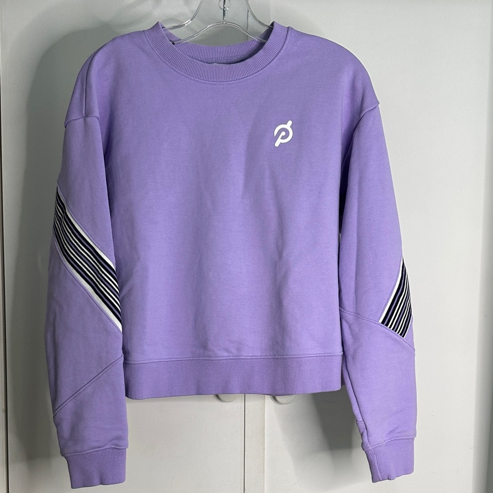 Peloton Women's Lavender Sweatshirt size small